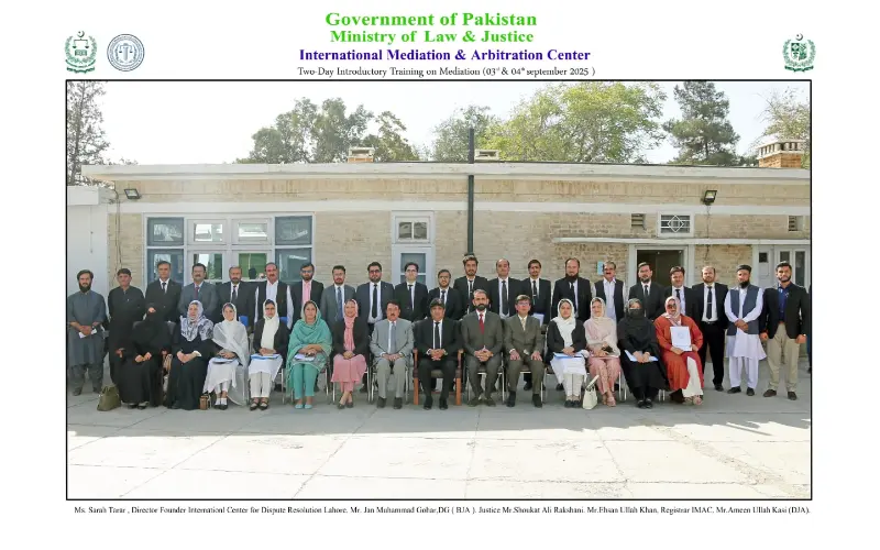 Two-Day Foundational Training on Mediation for Judicial Officers in Quetta