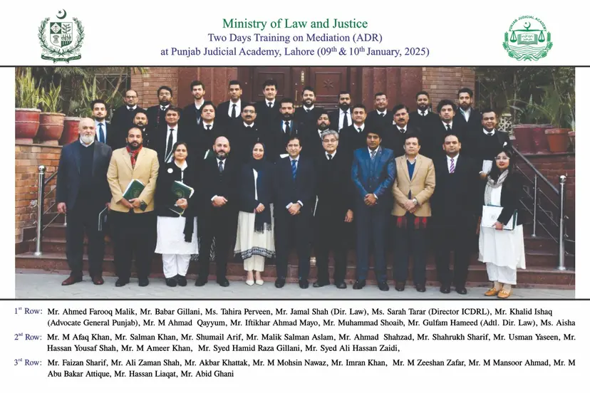 Introductory Mediation Training in Lahore