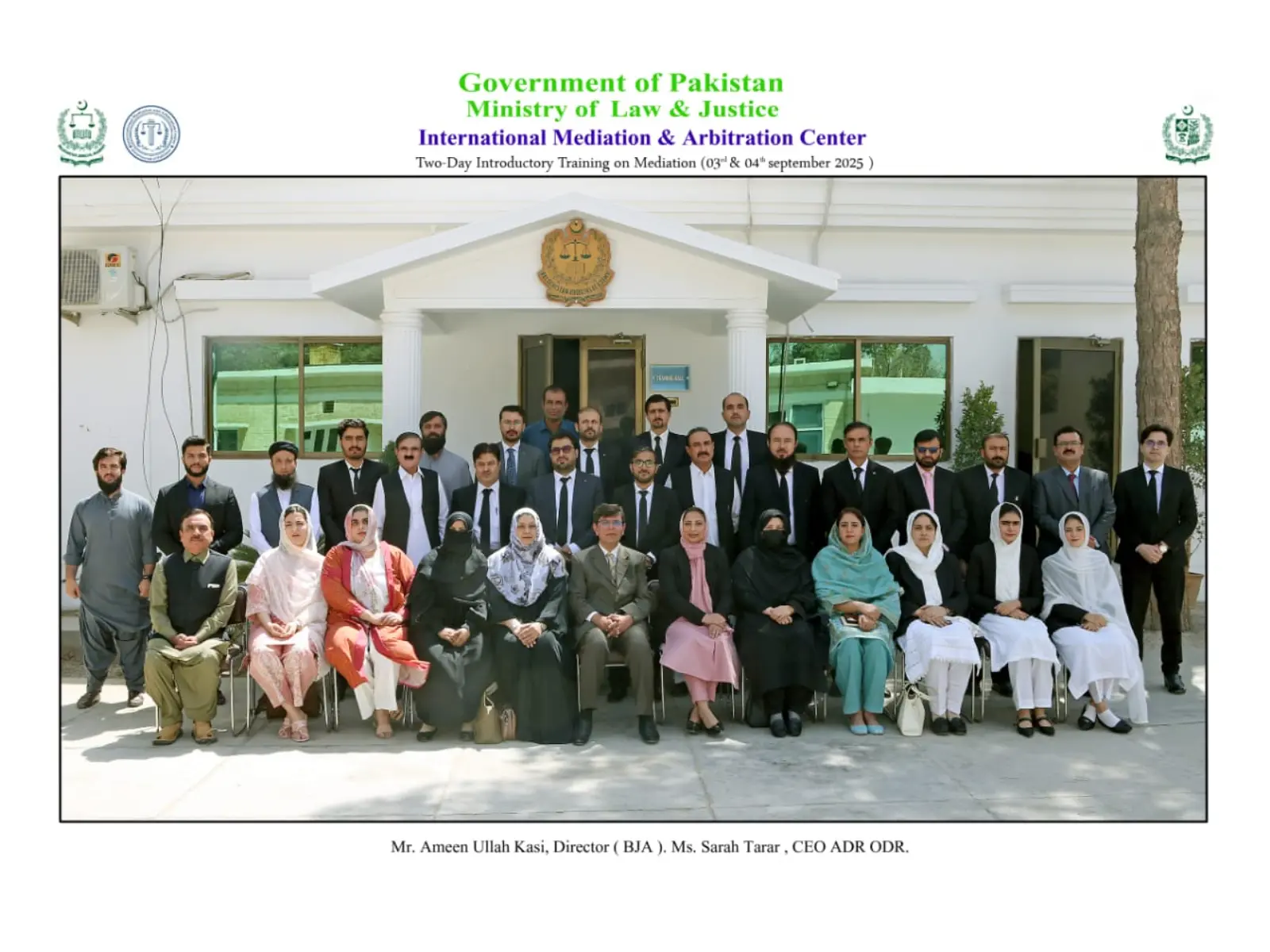 Two-Day Training on Arbitration in Quetta